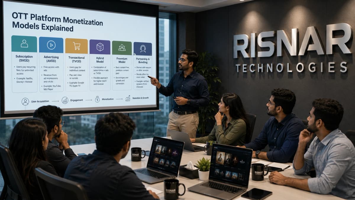 OTT Platform Monetization Models Explained (2026) | RISNAR